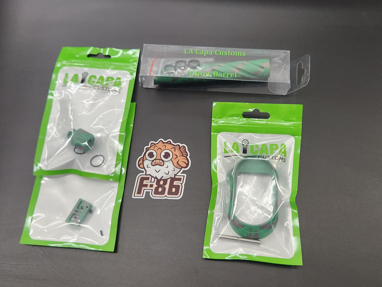 F-86 Custom "Stainless Stripe" 4.3 Hicapa Upgrade Package