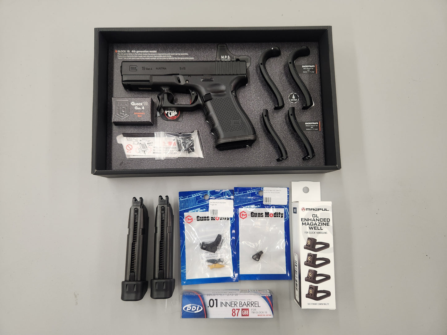 Tokyo Marui G-19 Gen 4 with Upgrade Package. (Consignment)