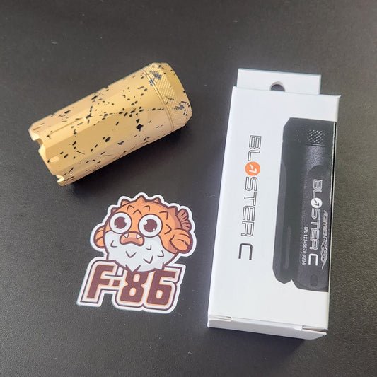 F-86 Custom Acetech Blaster C Tracer Unit, Gold/Black Cerakote