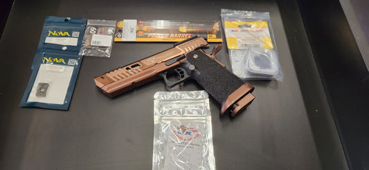 Army Armament TTI Licensed JW4 Sand Viper GBB Airsoft Pistol (CNC Slide, R615-1) Custom (Consignment)