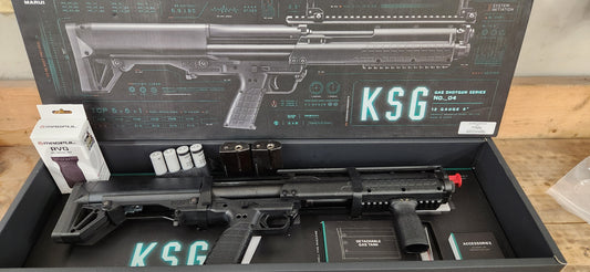 KelTec Licensed KSG Gas Power Multi-Shot Airsoft Shotgun by Tokyo Marui (Consignment)
