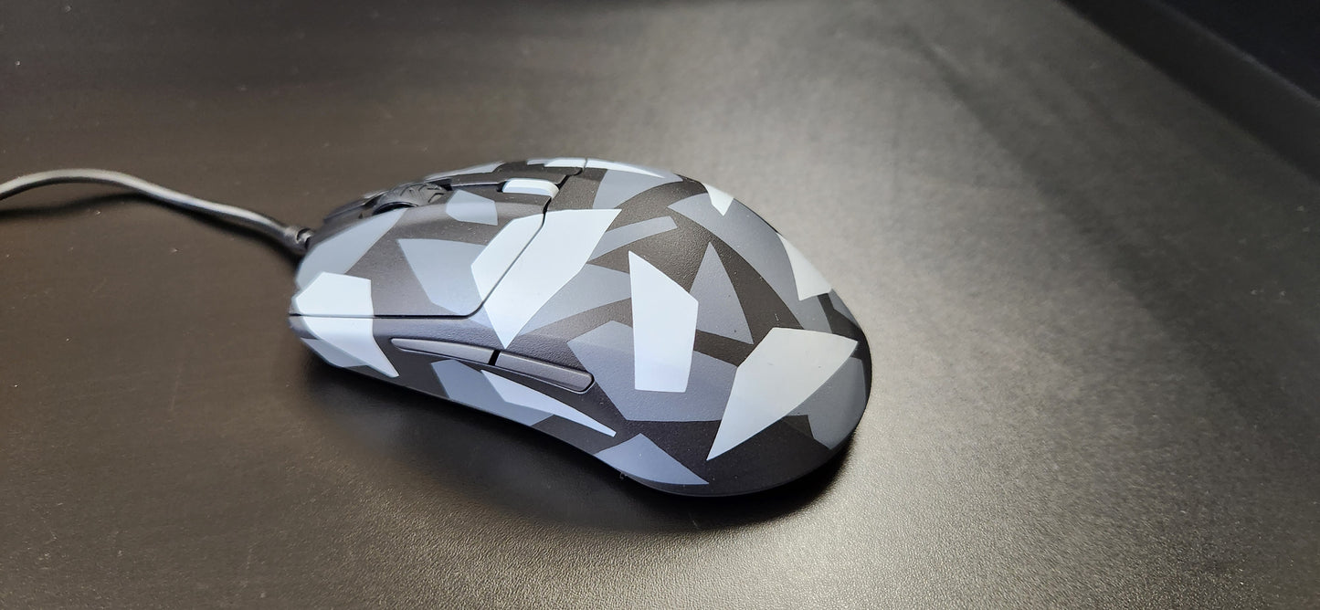 F-86 Custom, Steelseries Rival 3 Wired Gaming Mouse in Grey Splinter Camo