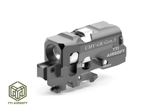 TTI Airsoft Infinity CNC Aluminum One Piece TDC Hop Up Chamber For UMAREX / VFC Glock 17 Gen5 / G19 Gen4 / Gen5 / G19X / G45 GBBP Series