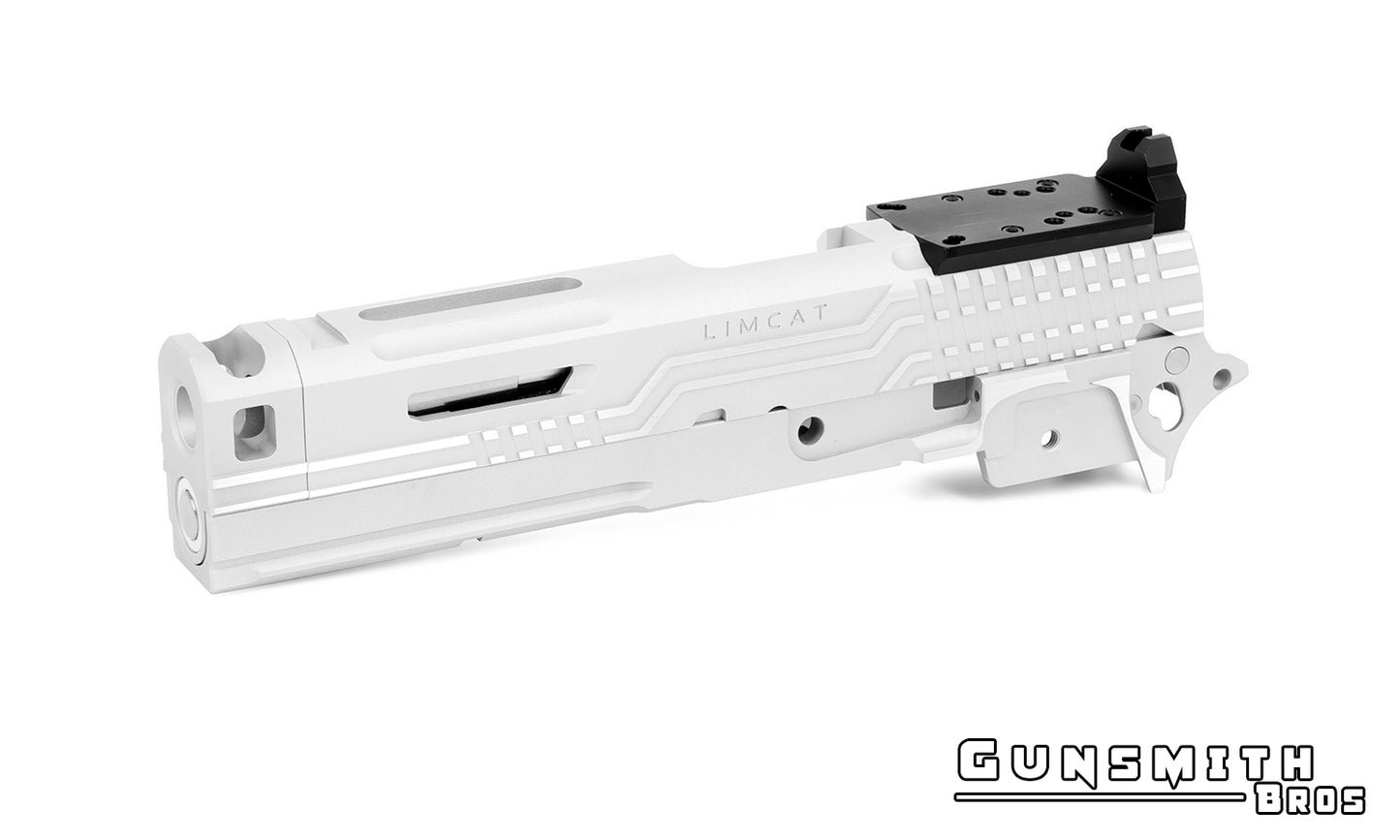 Gunsmith Bros LimCat Concealed Comp Carry Optic Kit for Hi-CAPA Silver