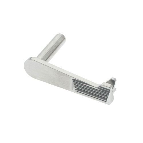 COWCOW Technology Tokyo Marui Hi Capa GBB Airsoft Match Grade Slide Stop - Silver (Stainless Steel)