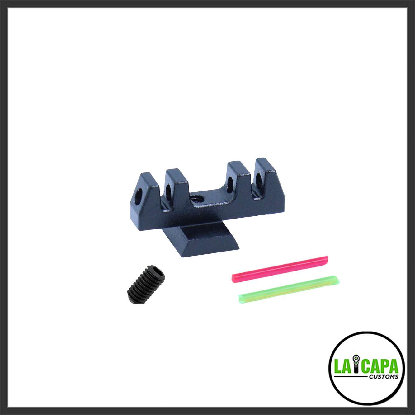 LA Capa Customs “S1” Fiber Optic Front Sight for Hi Capa