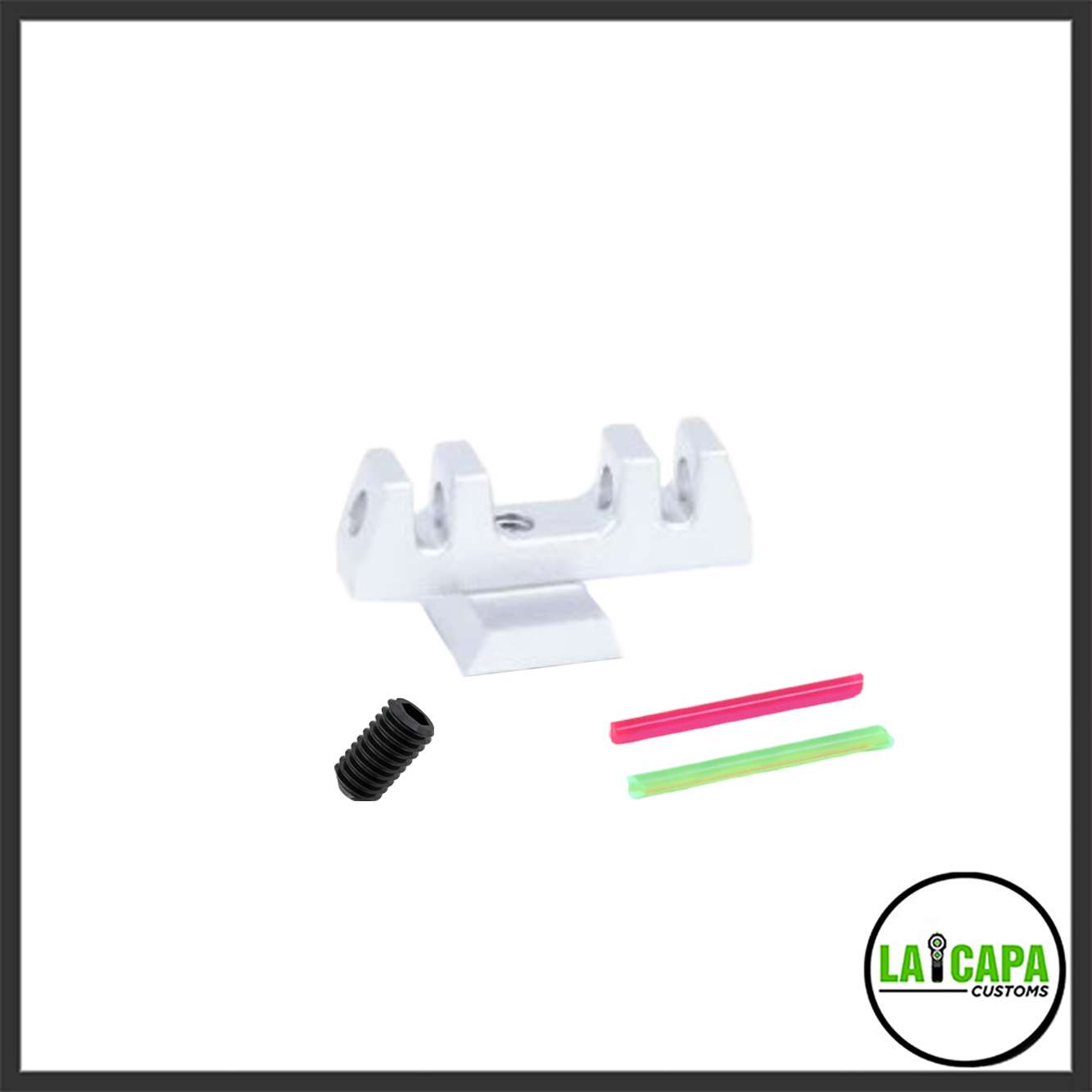 LA Capa Customs “S1” Fiber Optic Front Sight for Hi Capa