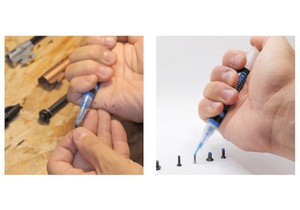 4UAD - 4UANTUM LOCK Thread Adhesive Pen (Removable) - Blue