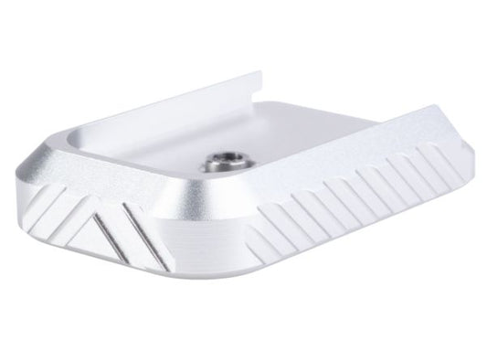 Revanchist Airsoft Hi-Capa GBB Magazine Base (Type B, Aluminum, Silver)