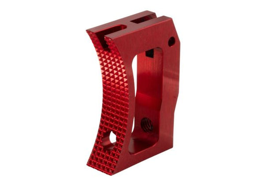 Revanchist Airsoft Tokyo Marui Hi Capa GBB Curved Trigger (CNC Aluminum, Type F, Red)
