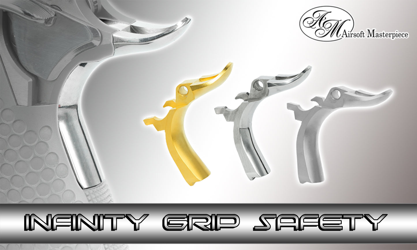 Airsoft Masterpiece CNC Steel Grip Safety for Marui Hi-CAPA (Infinity)