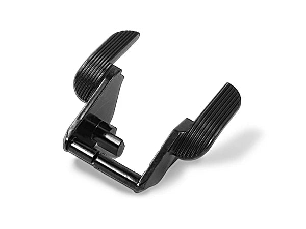 Airsoft Masterpiece Steel Thumb Safeties – SV Type 3. Matte Black