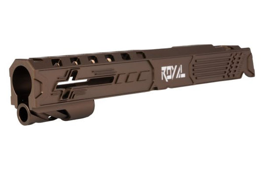 Dr. Black Tokyo Marui Hi Capa 5.1 GBB 'Royal' Slide (Aluminum, Tan)