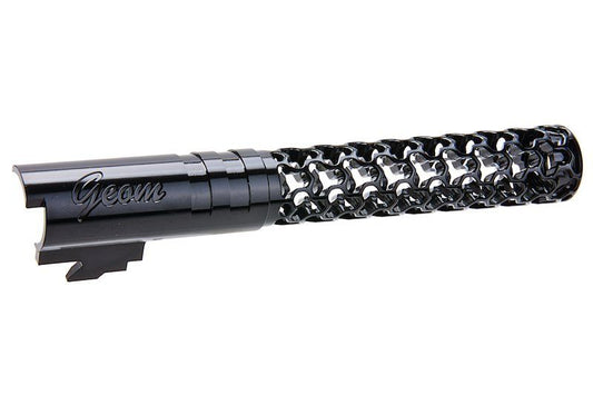 Dr. Black Hi-Capa 5.1 GBB Outer Barrel (Type -Geom, 6063 Aluminum, Black)