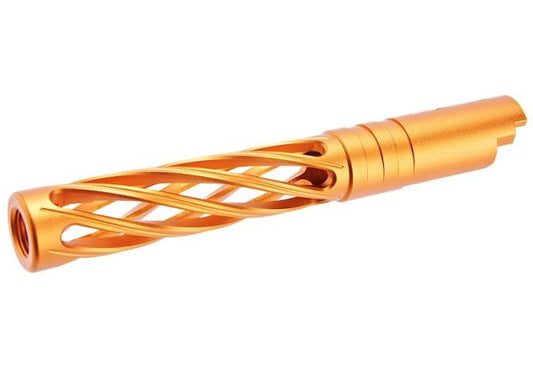 Dr. Black Hi-Capa 5.1 GBB Outer Barrel (Type-Dinging, 6063 Aluminum, Orange)