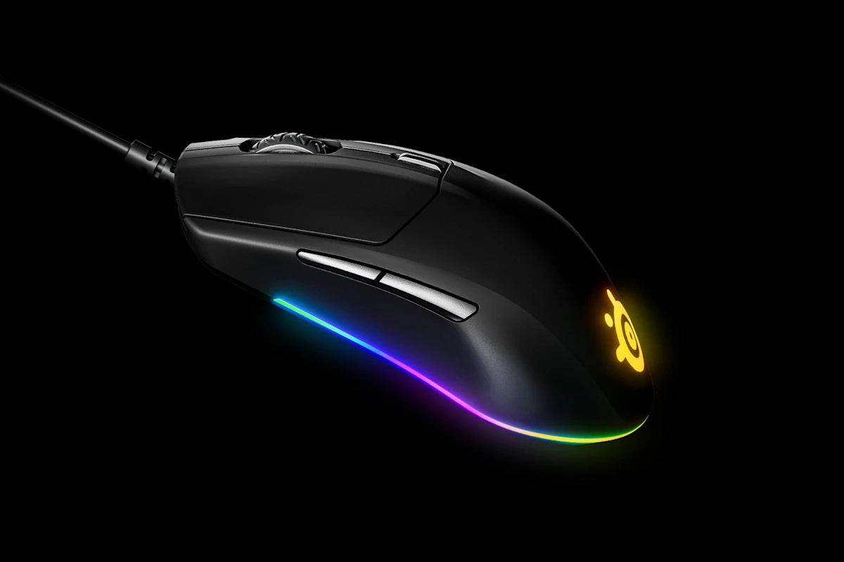 F-86 Custom, Steelseries Rival 3 Wired Gaming Mouse in Grey Splinter Camo