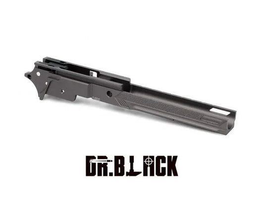Dr. Black Tokyo Marui Hi Capa 5.1 GBB Frame. Style 05, CNC Aluminum (Grey)