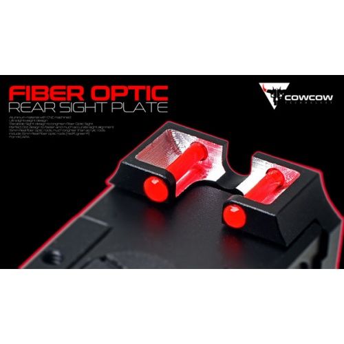 CowCow Fiber Optic Rear Sight Plate for Hi-Capa