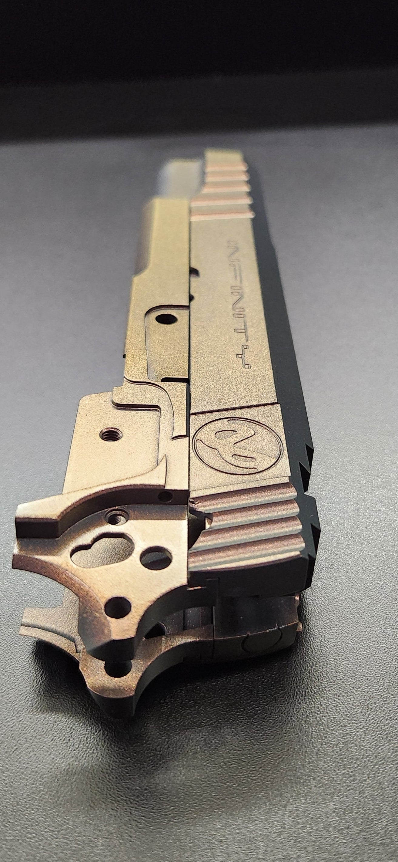 F-86 Custom "Shadow Spec Infinity" 5.1 Sight Tracker Aluminum Slide and Frame Set.