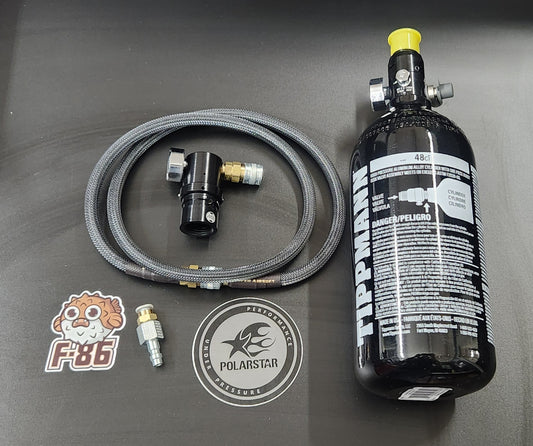 F-86 Polarstar Kit (Large Tank) Tank, Regulator and Line.