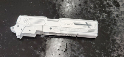 F-86 Custom Dr.Black "Blanc" Royal builders kit. Cerakote H-Series Stormtrooper White.