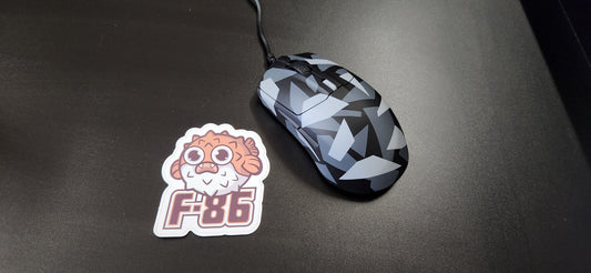 F-86 Custom, Steelseries Rival 3 Wired Gaming Mouse in Grey Splinter Camo