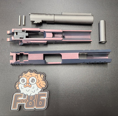 F-86 Custom "Shadow Spec Infinity" 5.1 Sight Tracker Aluminum Slide and Frame Set.