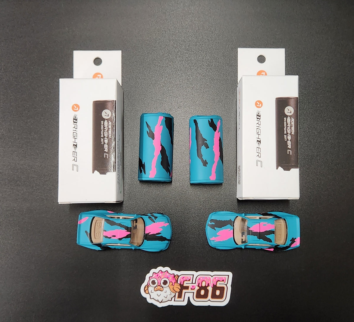 F-86 Custom Acetech Brighter C Tracer.  "Miami Tigerstripe" Cerakote Refinish