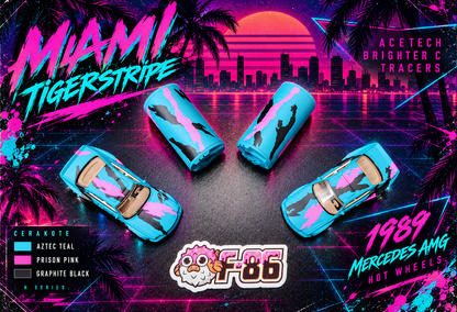 F-86 Custom Acetech Brighter C Tracer.  "Miami Tigerstripe" Cerakote Refinish
