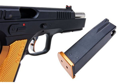 KJ Works CZ Shadow 2 Orange GBB Airsoft Pistol (ASG Licensed)