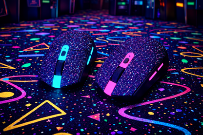 F-86 Custom Logitech G305 Wireless "80's Arcade" (Green)