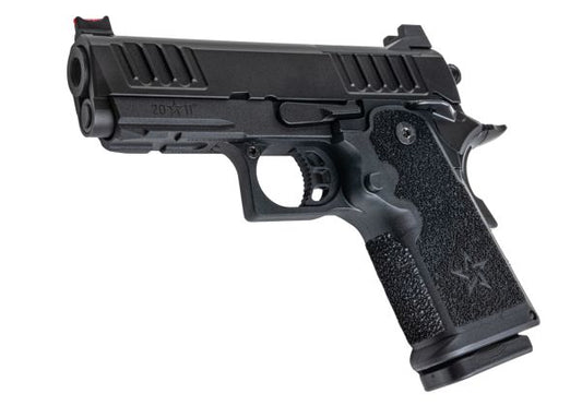 EMG Staccato Licensed CS Compact 2011 GBB Airsoft Pistol (Model: Master Grip / CNC / Green Gas) - BK