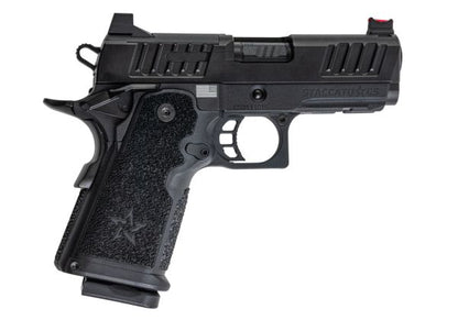 EMG Staccato Licensed CS Compact 2011 GBB Airsoft Pistol (Model: Master Grip / CNC / Green Gas) - BK