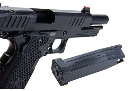 EMG Staccato Licensed P 2011 GBB Airsoft Pistol (Model: VIP Grip / Standard / Green Gas)