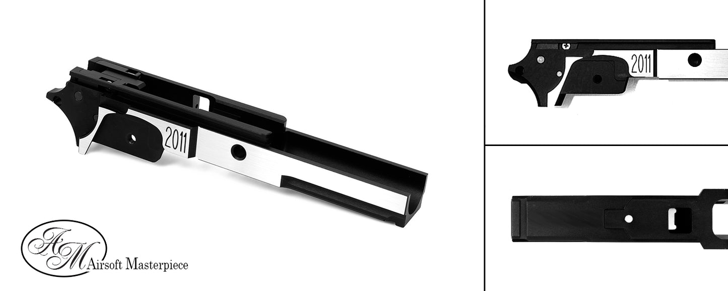 Airsoft Masterpiece Aluminum Advanced Frame, 2011 3.9" with Tactical Rail