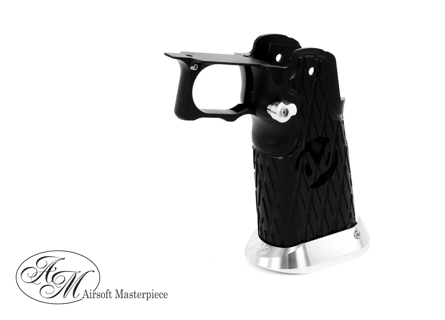 Airsoft Masterpiece Aluminum Grip for Hi-CAPA Type 23 Infinity Style (Black)