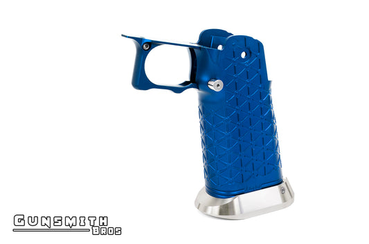 Gunsmith Bros Aluminum Grip for Hi-CAPA Type 01 (LimCat) (Blue)