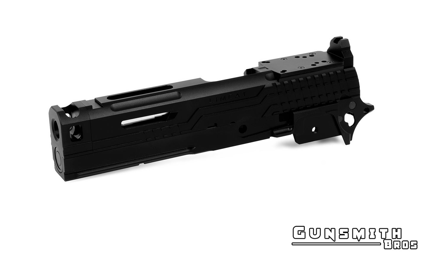 Gunsmith Bros LimCat Concealed Comp Carry Optic Kit for Hi-CAPA Black