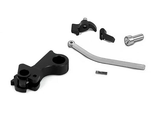 Airsoft Masterpiece CNC Steel Hammer & Sear Set for Marui Hi-CAPA (S Style Circle) Black (Used)