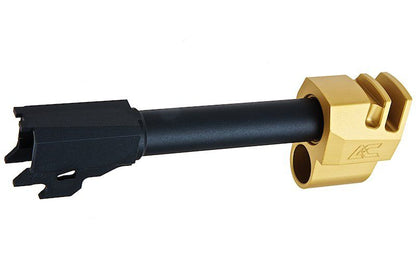 Revanchist Airsoft SIG Sauer M17/M18 GBB AC Style Compensator w/14mm CCW Threaded Outer Barrel (CNC, GD)