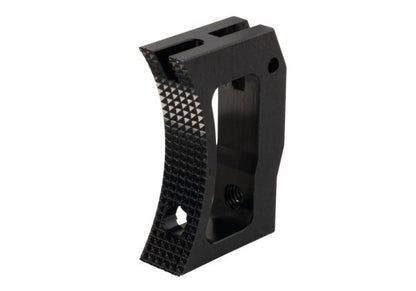 Revanchist Airsoft Tokyo Marui Hi Capa GBB Curved Trigger (CNC Aluminum, Type F, Black)