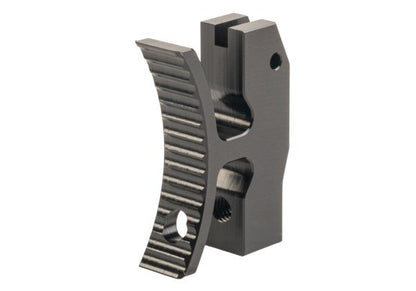 Revanchist Airsoft Tokyo Marui Hi Capa GBB Curved Trigger (CNC Aluminum, Type J Black)