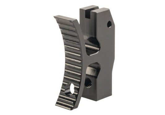 Revanchist Airsoft Tokyo Marui Hi Capa GBB Curved Trigger (CNC Aluminum, Type J Black)