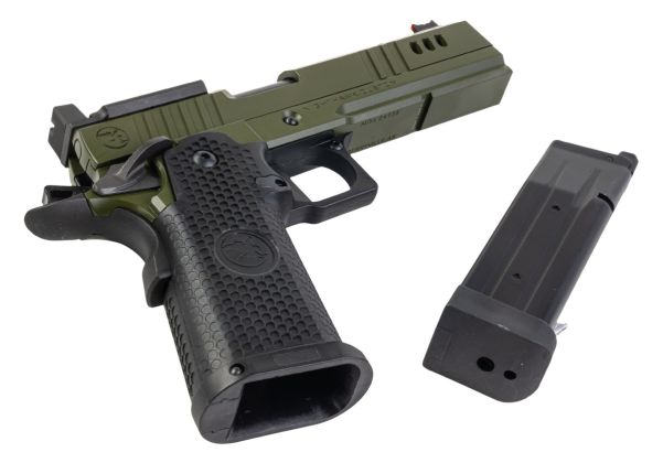 RWA Nighthawk Custom BDS9 Airsoft GBB Pistol (OD Green, 2011 Hicapa)