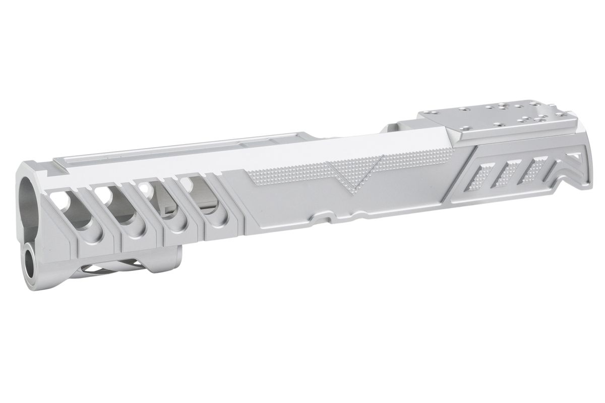 Dr. Black Tokyo Marui Hi Capa 5.1 GBB Optics Ready Slide Type W (Aluminum, Silver)