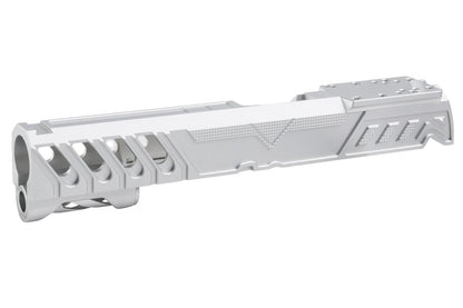 Dr. Black Tokyo Marui Hi Capa 5.1 GBB Optics Ready Slide Type W (Aluminum, Silver)