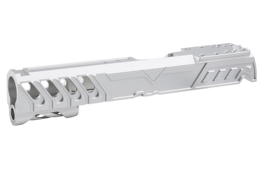 Dr. Black Tokyo Marui Hi Capa 5.1 GBB Optics Ready Slide Type W (Aluminum, Silver)