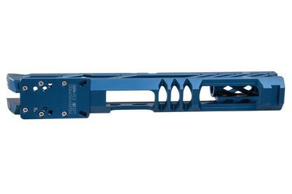 Dr. Black Tokyo Marui Hi Capa 5.1 GBB Optics Ready Slide Type Y (Aluminum, Blue)