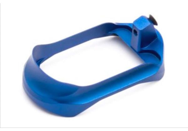 TTI Airsoft Action Army AAP01 and Novritsch TP-22 GBB. One Piece CNC Magwell - Blue