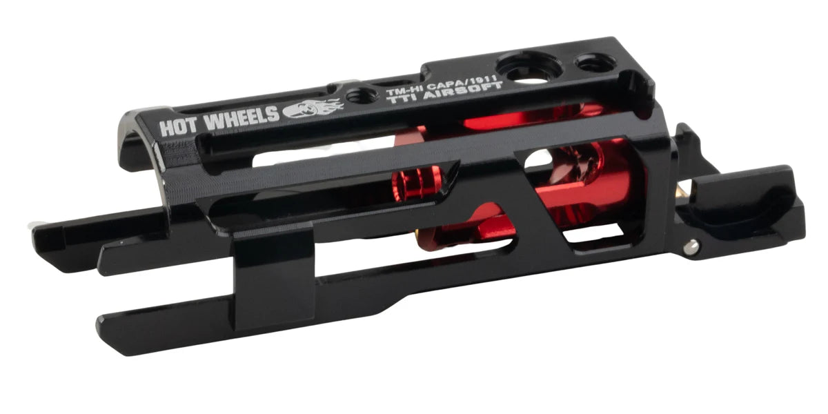 TTI Airsoft Hot Wheel Series Zero Friction Blow Back Unit For Marui TM Hi-Capa GBBP Series (Black)